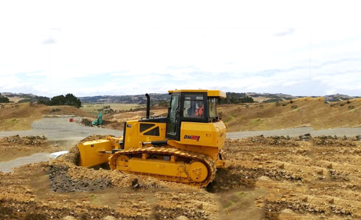Excavadora hidrostático DH13C2 para la operación de transporte de movimiento de tierras en Nueva Zelanda